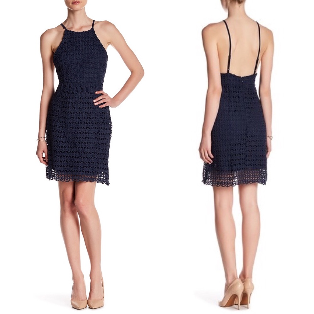 NEW Romeo & Juliet Cout. Woven Crochet Lace Dress